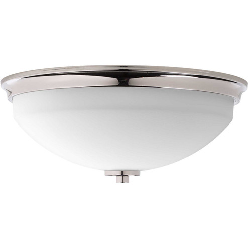 Replay Two Light Flush Mount in Polished Nickel (54|P3423104)