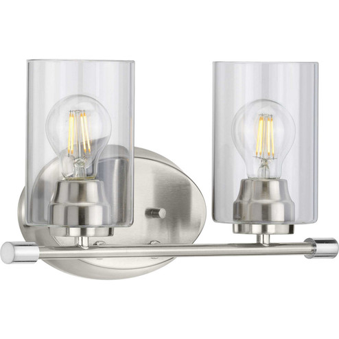 Riley Two Light Bath in Brushed Nickel (54|P300277009)