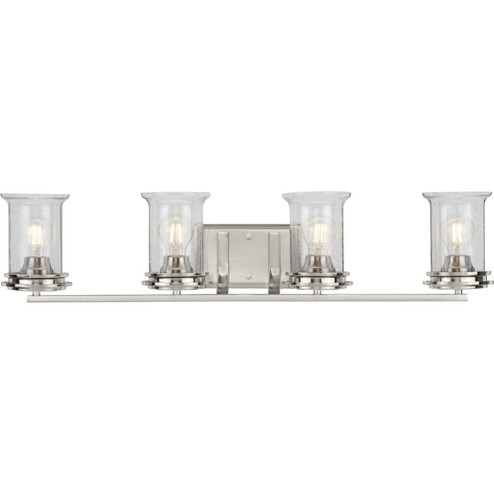 Winslett Four Light Bath in Brushed Nickel (54|P300275009)