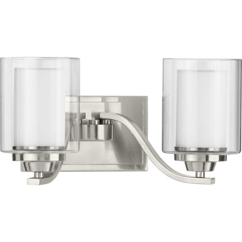 Kene Two Light Bath in Brushed Nickel (54|P300121009)