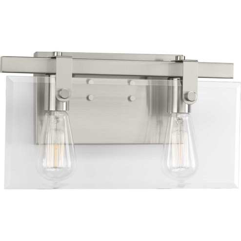 Glayse Two Light Bath in Brushed Nickel (54|P300106009)