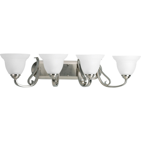 Torino Four Light Bath Bracket in Brushed Nickel (54|P288409)