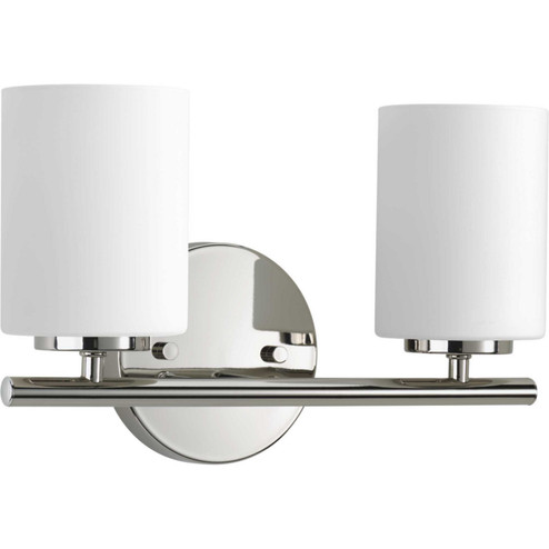 Replay Two Light Bath Bracket in Polished Nickel (54|P2158104) Replay Two Light Bath Bracket in Polished Nickel (54|P2158104)