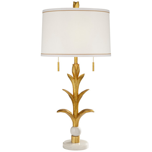 Goldcliff Table Lamp in Gold Leaf (24|518F2)