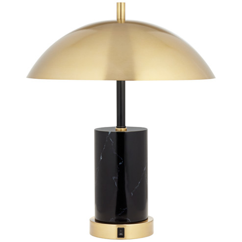 Landon Two Light Table Lamp in Warm Antique Brass (24|354E0)