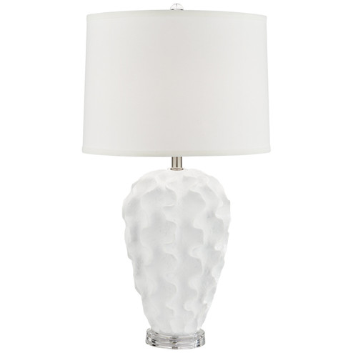 Emilia One Light Table Lamp in White (24|025R0)
