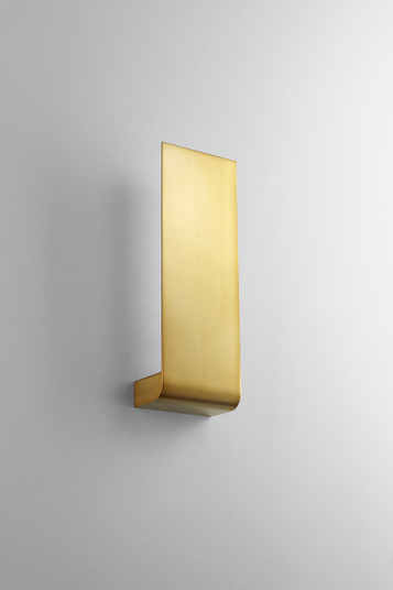Halo LED Wall Sconce in Aged Brass (440|351540)