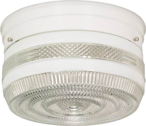 Two Light Flush Mount in White (72|SF77098)