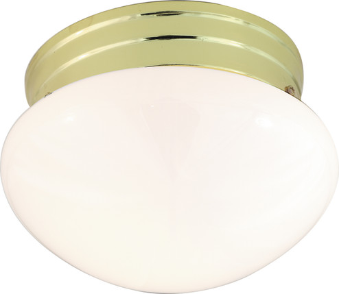 One Light Flush Mount in Polished Brass (72|SF77059)