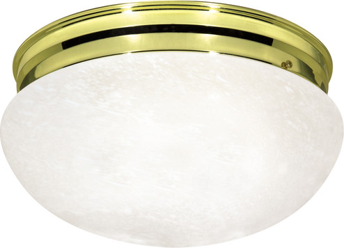 Two Light Flush Mount in Polished Brass (72|SF76678)