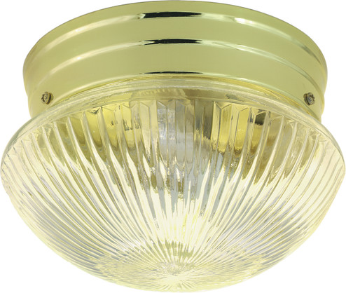 One Light Flush Mount in Polished Brass (72|SF76250)
