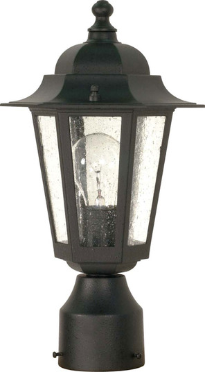 Cornerstone One Light Post Lantern in Textured Black (72|60996)