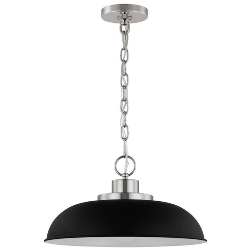 Colony One Light Pendant in Matte Black / Polished Nickel (72|607482)