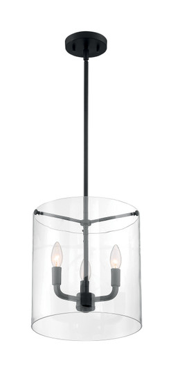 Sommerset Three Light Pendant in Matte Black (72|607277)