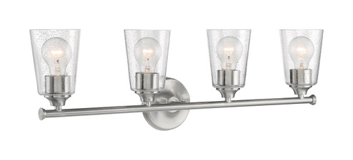 Bransel Four Light Vanity in Brushed Nickel (72|607184)