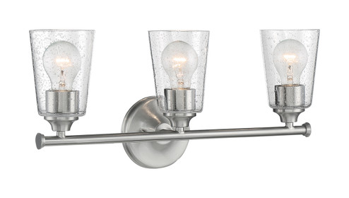 Bransel Three Light Vanity in Brushed Nickel (72|607183)