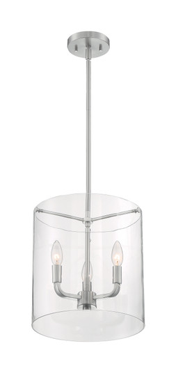 Sommerset Three Light Pendant in Brushed Nickel (72|607177)