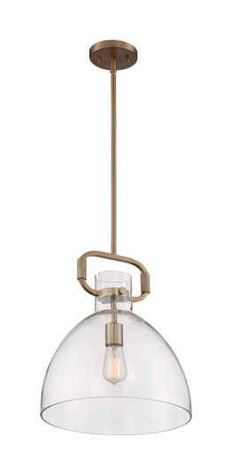 Teresa One Light Pendant in Burnished Brass (72|607142)