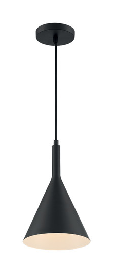 Lightcap One Light Pendant in Matte Black (72|607127)