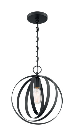 Pendleton One Light Pendant in Matte Black (72|607066)