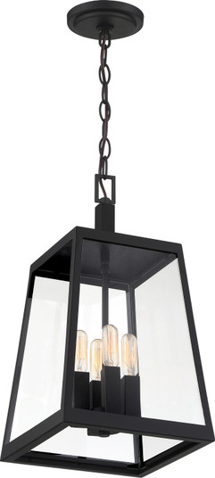 Halifax Four Light Hanging Lantern in Matte Black (72|606584)