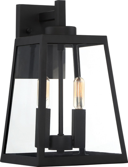Halifax Two Light Wall Lantern in Matte Black (72|606582)