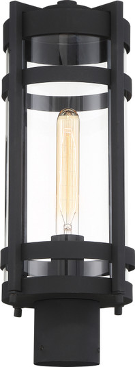 Tofino One Light Post Lantern in Textured Black (72|606575)