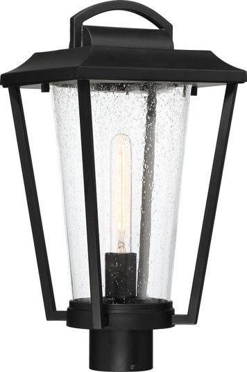 Lakeview One Light Post Lantern in Aged Bronze / Brass Accents (72|606513)