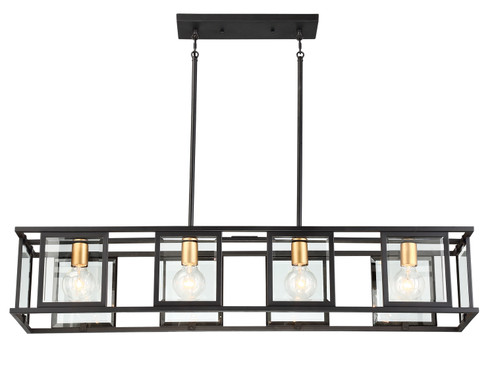 Payne Four Light Trestle in Midnight Bronze (72|606417)