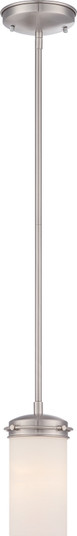 Polaris One Light Mini Pendant in Brushed Nickel (72|60615)