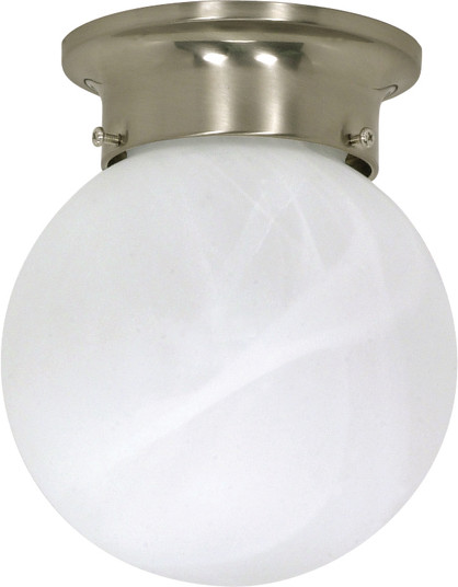 One Light Flush Mount in Brushed Nickel (72|606008)