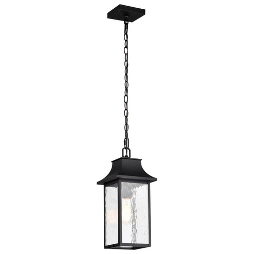 Austen One Light Outdoor Hanging Lantern in Matte Black (72|605996)