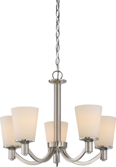 Laguna Five Light Chandelier in Brushed Nickel (72|605825)