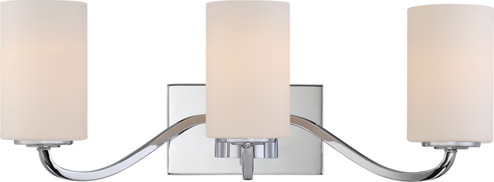 Willow Three Light Vanity in Polished Nickel (72|605803)