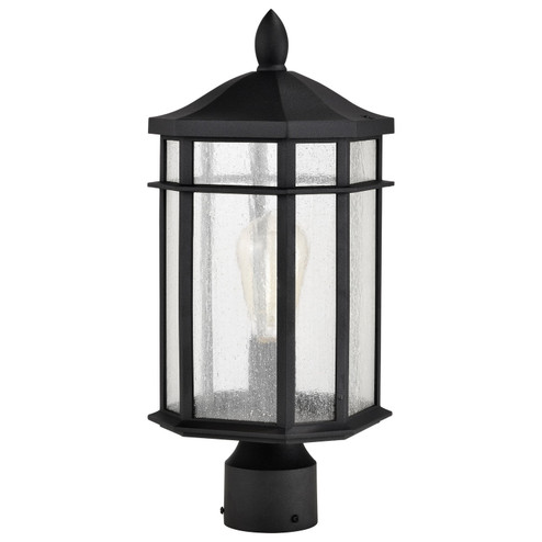 Raiden One Light Outdoor Post Lantern in Matte Black (72|605758)