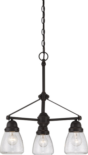 Laurel Three Light Chandelier in Sudbury Bronze (72|605546)