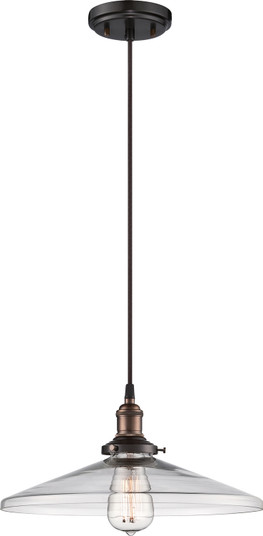 Vintage One Light Pendant in Rustic Bronze (72|605508)