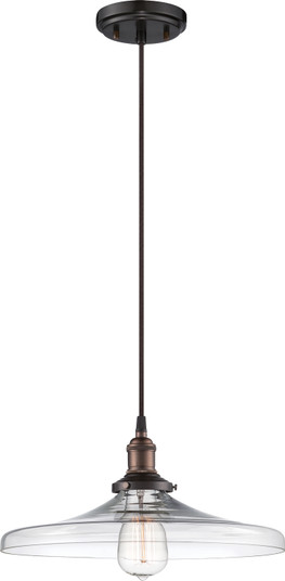 Vintage One Light Pendant in Rustic Bronze (72|605507)