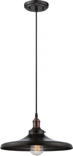 Vintage One Light Pendant in Rustic Bronze (72|605506)