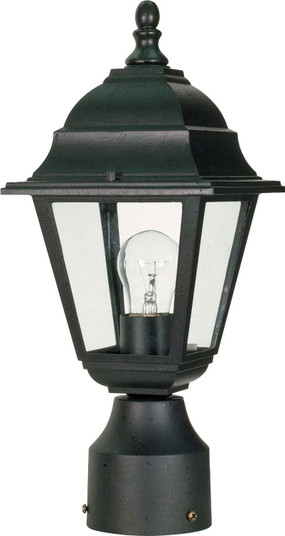 Briton One Light Post Lantern in Textured Black (72|60548)