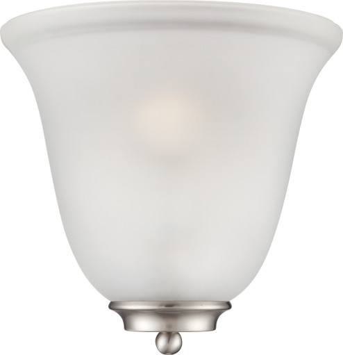 Empire One Light Wall Sconce in Brushed Nickel (72|605377)