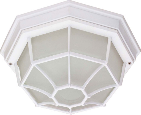 Spider Cage White One Light Ceiling Mount in White (72|60534)
