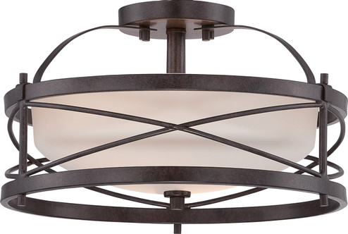 Ginger Two Light Semi Flush Mount in Old Bronze (72|605335)