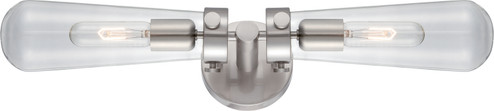 Beaker Two Light Wall Sconce in Brushed Nickel (72|605263)