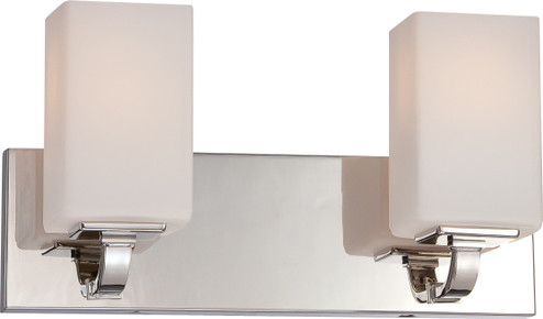 Vista Two Light Vanity in Polished Nickel (72|605182)