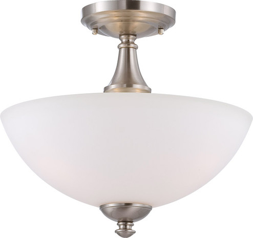Patton Three Light Semi Flush Mount in Brushed Nickel (72|605044)