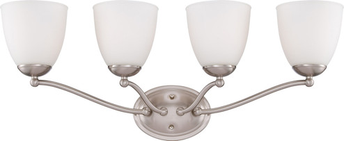 Patton Four Light Vanity in Brushed Nickel (72|605034)