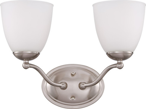 Patton Two Light Vanity in Brushed Nickel (72|605032)