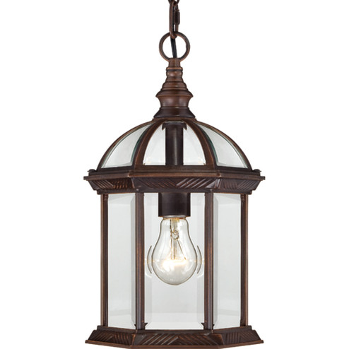 Boxwood One Light Hanging Lantern in Rustic Bronze (72|604978)