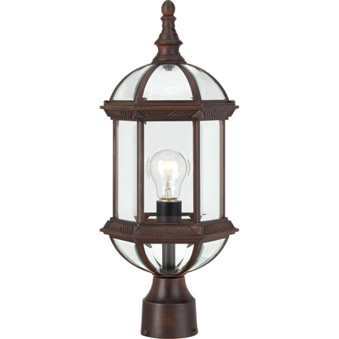 Boxwood One Light Post Lantern in Rustic Bronze (72|604975)